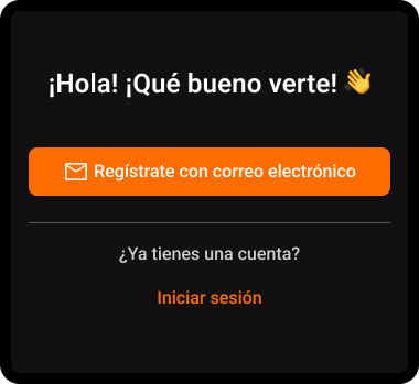 Paso 3: Regístrate con correo electrónico
