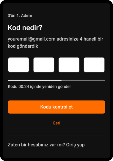 AR-PAY’e Nasıl Kayıt Olunur? 5 Adım 5: E-postanıza gelen doğrulama kodunu girin.