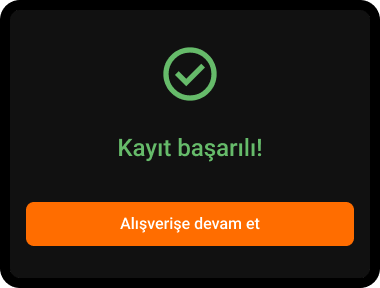 AR-PAY’e Nasıl Kayıt Olunur? 9 Tebrikler! Başarıyla kayıt oldunuz