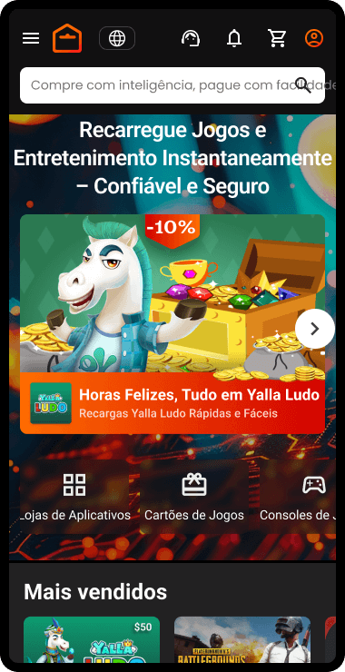 Passo 1: Escolha seu produto pesquisando ou navegando pelas nossas categorias.