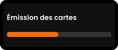 Étape 6 : Émission des cartes.