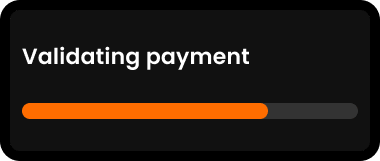 Step 5: Validating payment.