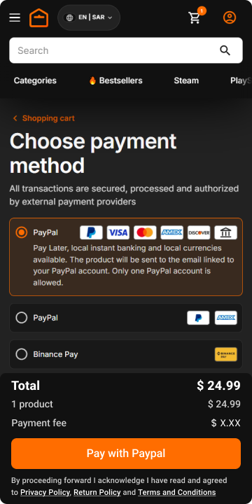 Step 4: Choose your preferred payment method and complete the payment.