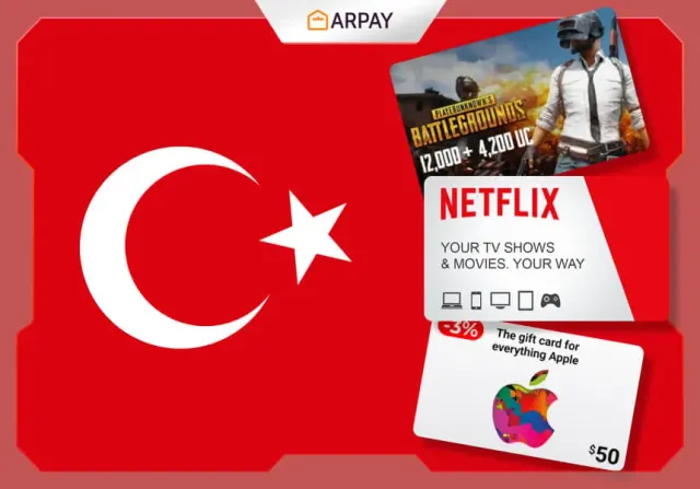 Gift Cards más vendidas en Turkey 2023