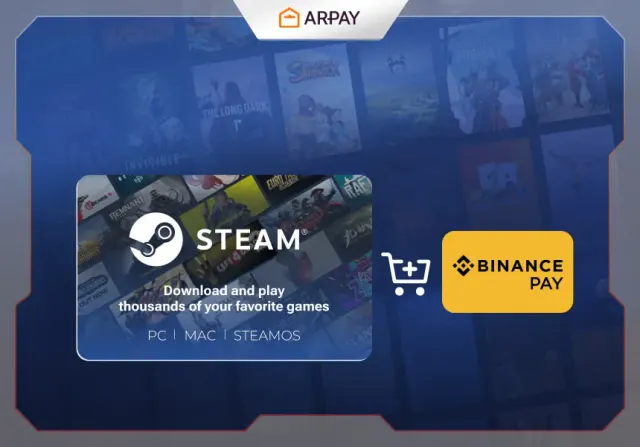 Cómo comprar tarjeta regalo de Steam con Binance Pay