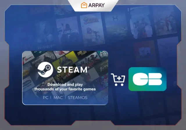شراء بطاقة Steam Gift Card باستخدام بطاقة Carte Bancaires