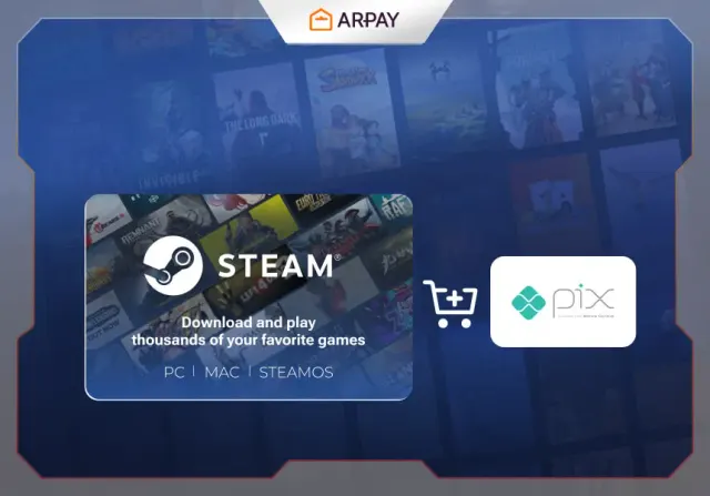 كيفية شراء Steam Gift Card باستخدام PIX – الدليل الكامل