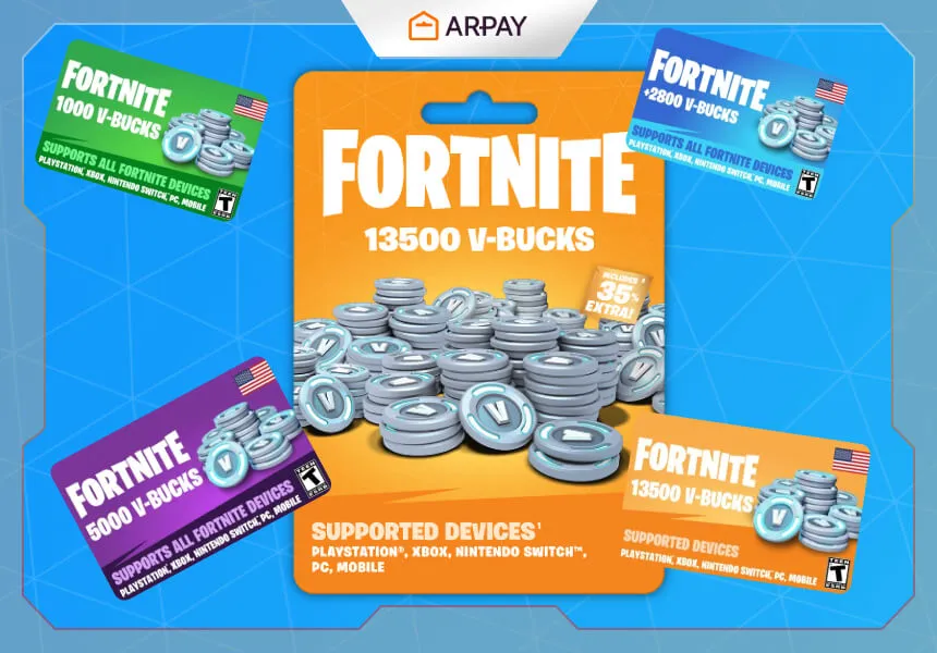 Fortnite V-Bucks Gift Cards: Buy, Redeem, And All Benefits