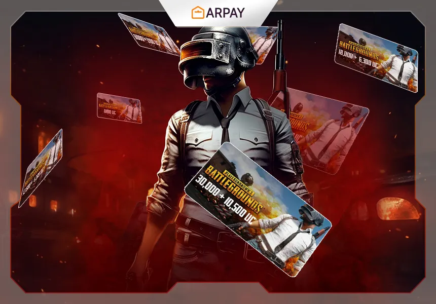احترف لعبة PUBG مع بطاقات هدايا بابجي من ار باي