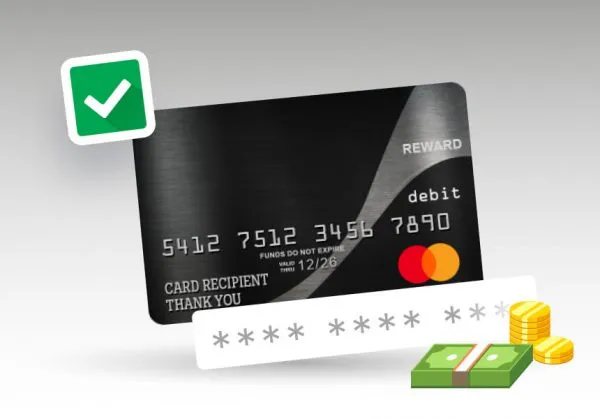 Redeeming Virtual Mastercard Cards 
