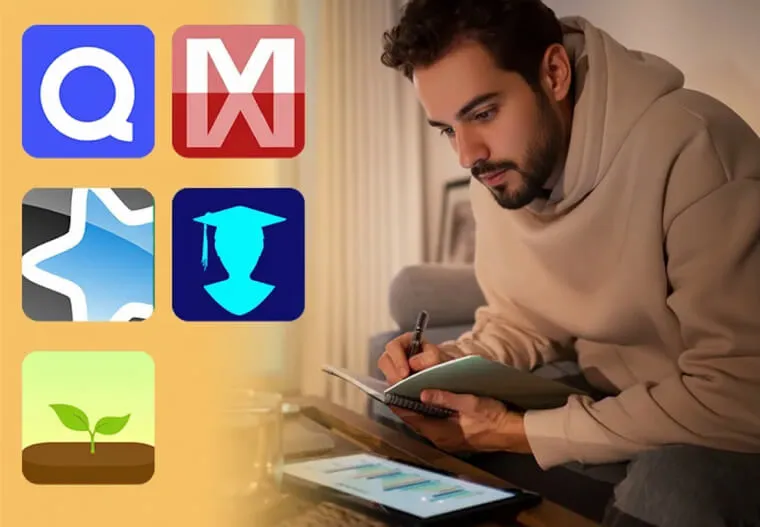 Top 5 Study Apps in 2026 - Top 3 Free Planning Apps: Organize Your Chaos - 2Do - Evernote - Notion -  Top Free Study Apps 2026: Best Apps for Students - Forest - Anki - Quizlet 