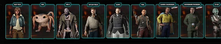 Star Wars Outlaws Characters 