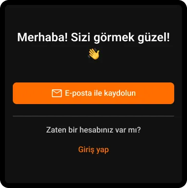 Adım 3: E-posta ile kayıt olarak hesabınızı oluşturun.