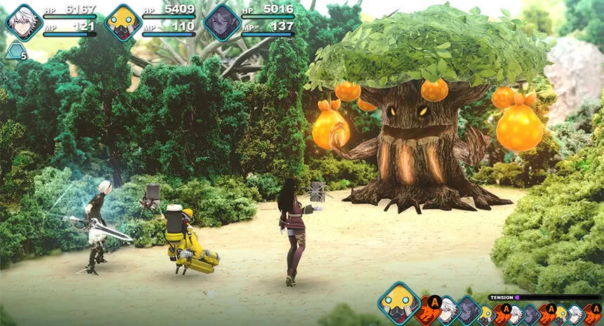 مميزات Fantasian Neo Dimension وميكانيكيات اللعب 