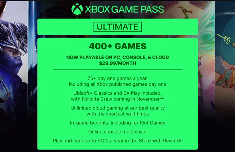 Xbox Game Pass Top Tier: For the All-In Crowd