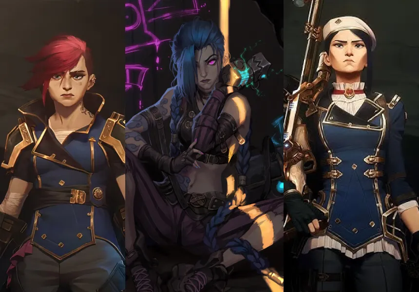 ARCANE Season 2 Main Characters 