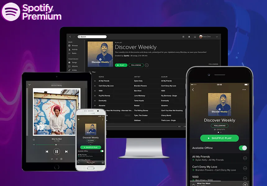 Features of Spotify Premium Subscription 
