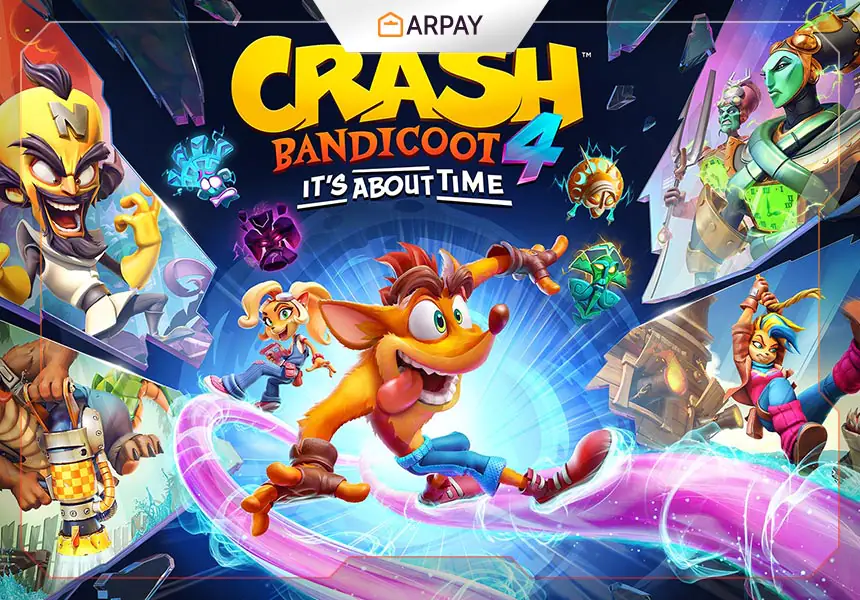 رسمياً إطلاق لعبة Crash Bandicoot 4 خلال شهر مارس 2021