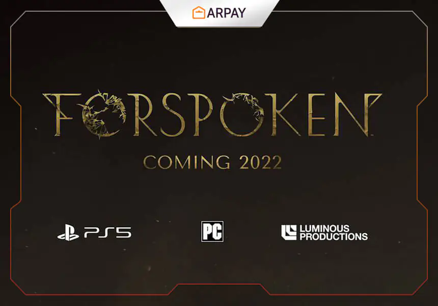 The official announcement of the launch of Forspoken on PlayStation 5