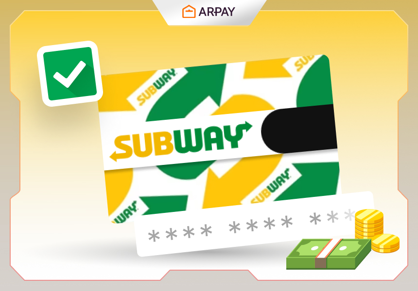 How to redeem Subway Gift Cards with 3 Steps