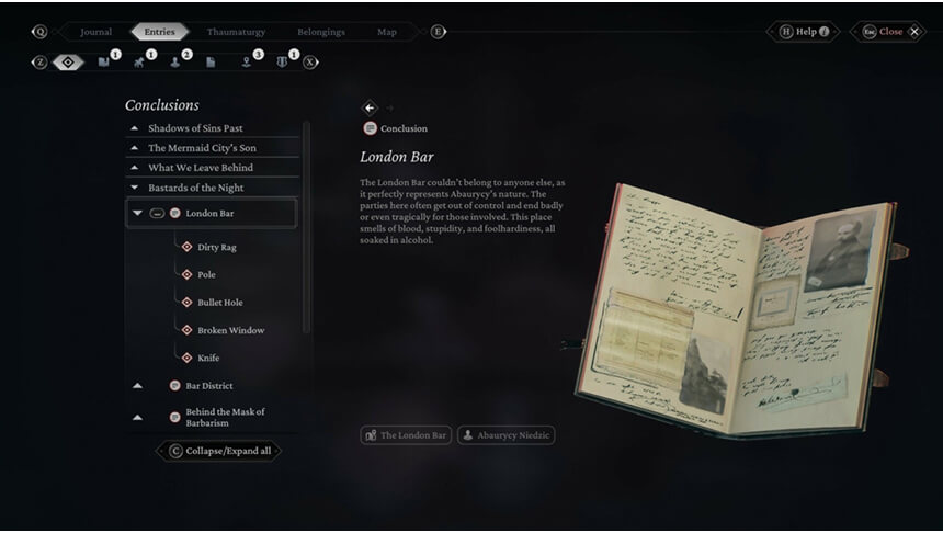 The Thaumaturge: The Best 101 Guide for Every Gamer 3 Check your journal