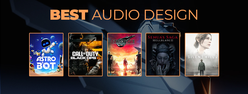 Game Awards 2024: لا يفوتك التصويت للعبتك المفضلة 6 أفضل تصميم صوتي: