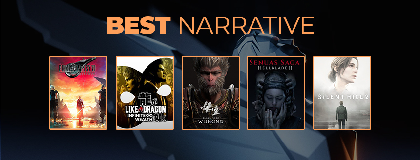 Game Awards 2024: لا يفوتك التصويت للعبتك المفضلة 3 أفضل قصة: