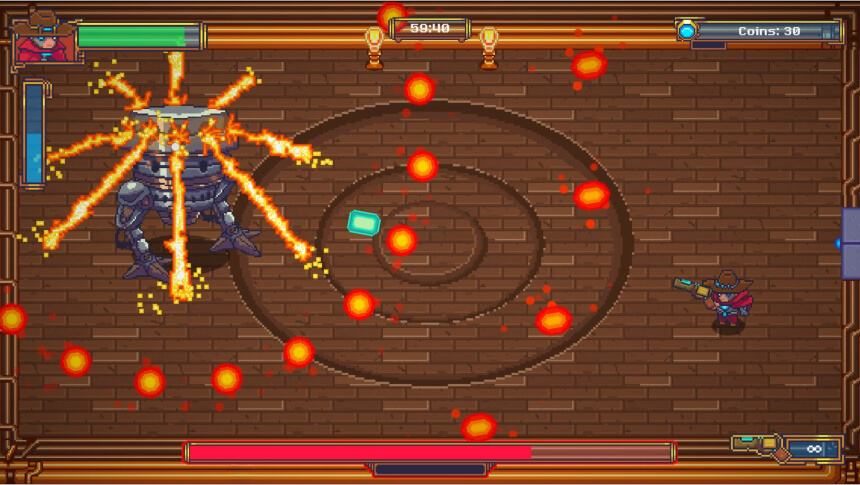 لعبة The Legend of Cyber Cowboy: معارك شرسة وقصة مشوقة 3 أسلوب اللعب: مزيج من الأكشن والاستراتيجية The Legend of Cyber Cowboy