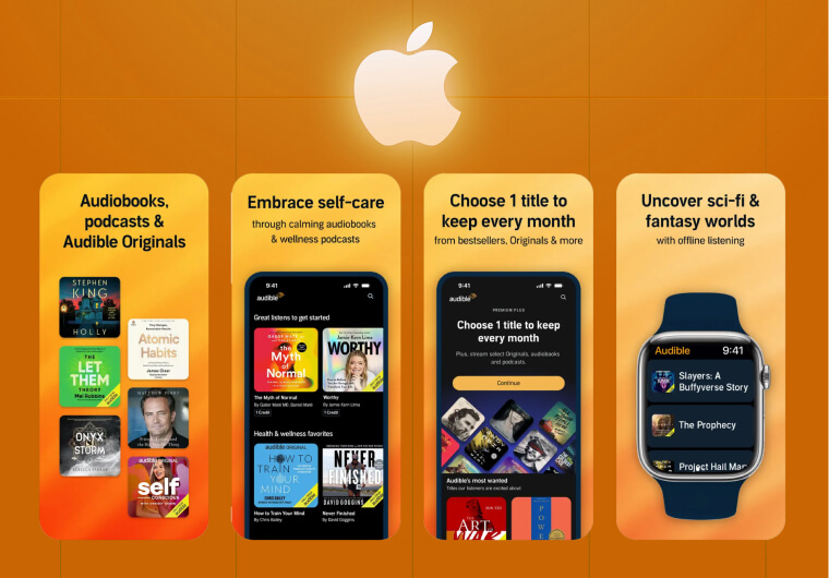 Audible: For the Voracious Listener The 10 Best iOS Apps Everyone Will Be Using in 2025