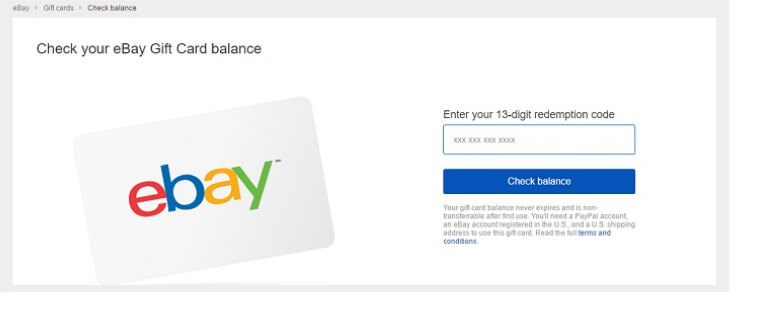 How to Use eBay Gift Card: Complete Step-by-Step Guide 2025 2 how to check eBay Gift Card Balance