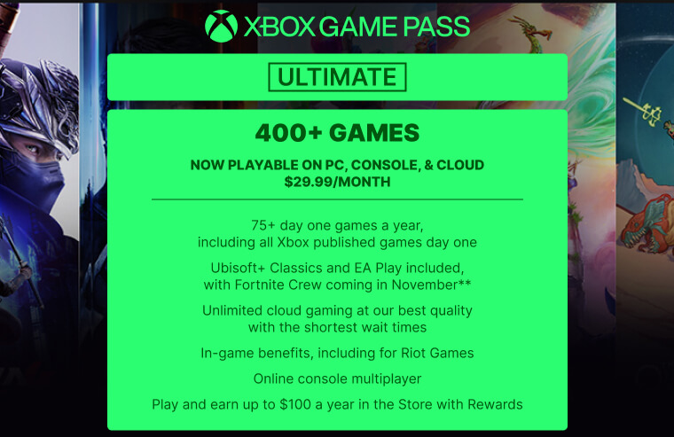 Xbox Game Pass Top Tier: For the All-In Crowd