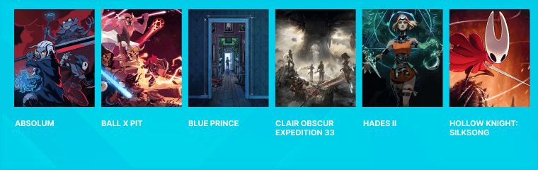 ترشيحات حفل جوائز الألعاب: ألعاب 2025 التي تتصدر السباق 8 أفضل لعبة مستقلة (Best Independent Game): ترشيحات حفل جوائز الألعاب للعبة العام 2025