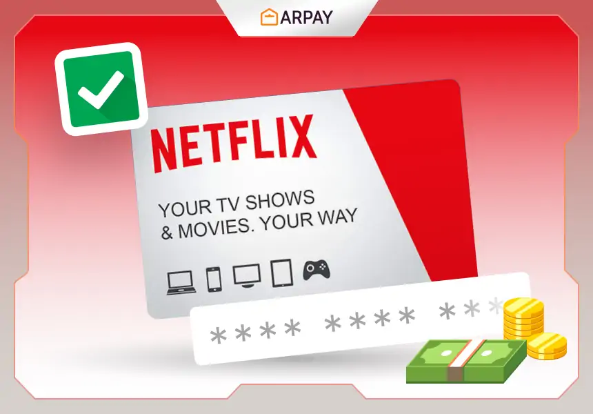 Buy Netflix Gift Card 25 EUR - Europe - lowest price