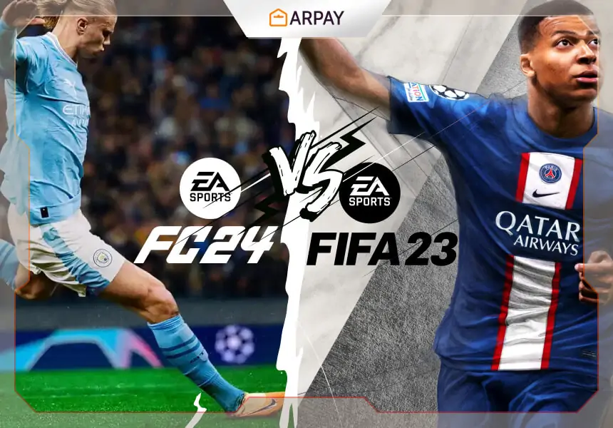 EA FC 24 PS5 vs PS4 Comparison! (Gameplay, Graphics, Player