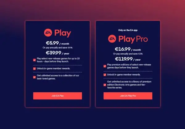 Explore EA Play Guide And Get Lost in the Gaming world! 2 Subscription Plans and Pricing