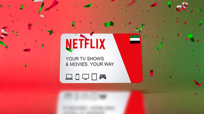 بطاقات هدايا اليوم الوطني الإماراتي: 15 بطاقة لكل الأذواق 9 بطاقة هدايا نتفليكس