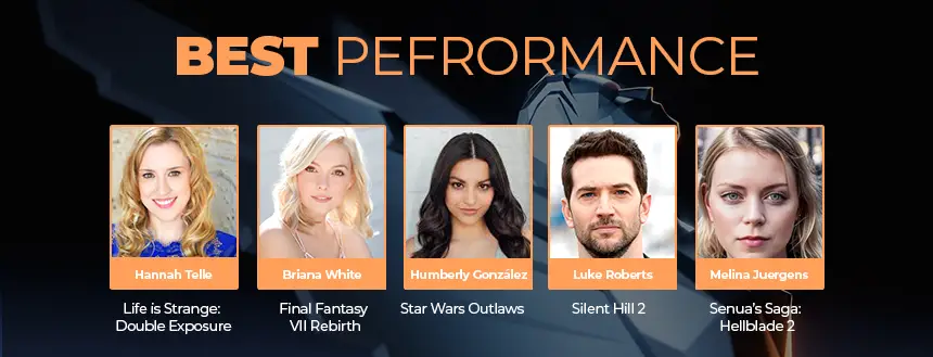 Game Awards 2024: Ödüller, Adaylar ve Etkinlik Detayları 7 En İyi Performans