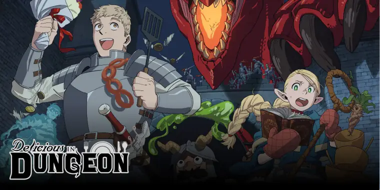 Top 10 Anime Rewards 2025: Must-Watch Series & Hidden Gems 6 Delicious in Dungeon (Dungeon Meshi) - Top 10 Anime 2025: Must-Watch Series & Hidden Gems