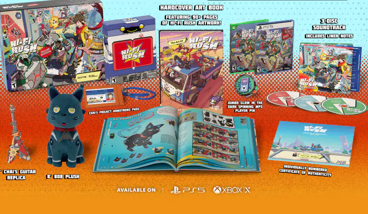 Hi-Fi Rush Finally Goes Physical: Don't Miss These Limited Editions 2 Project Armstrong Edition: Hi-Fi Rush Collector's Edition Ultimate Package